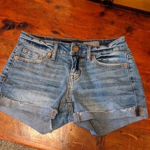Aeropostale Midi Jean Shorts